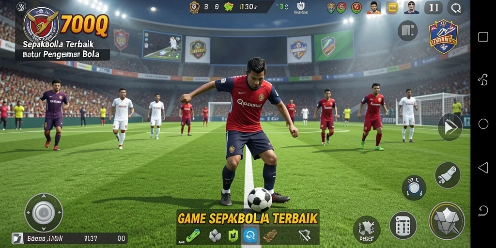 Tampilan gameplay 700Q yang mendebarkan dan menegangkan di lapangan.