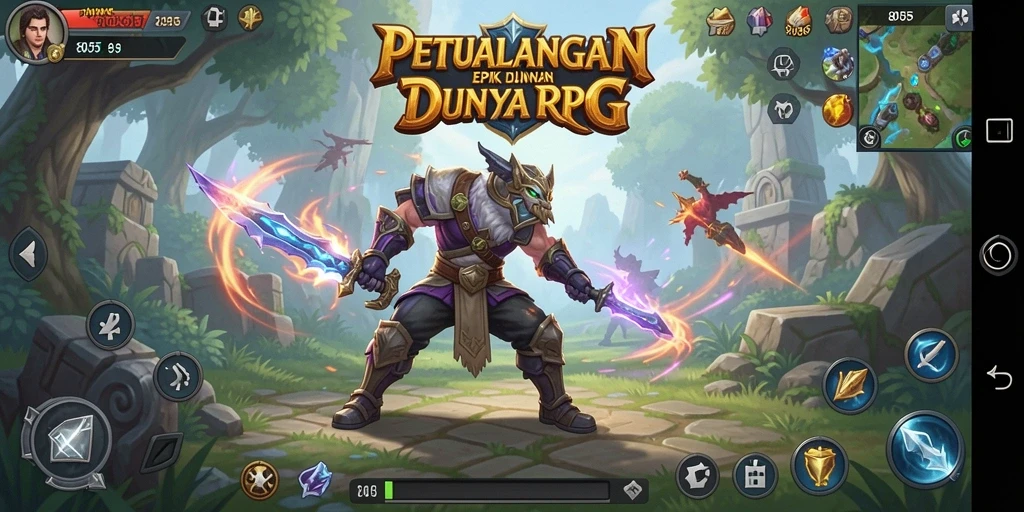 Tampilan gameplay RPG yang menakjubkan dari 8055.