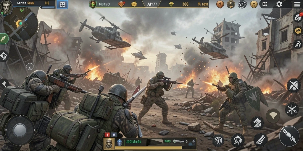 Tampilan gameplay menarik dari API77 yang penuh strategi dan aksi.