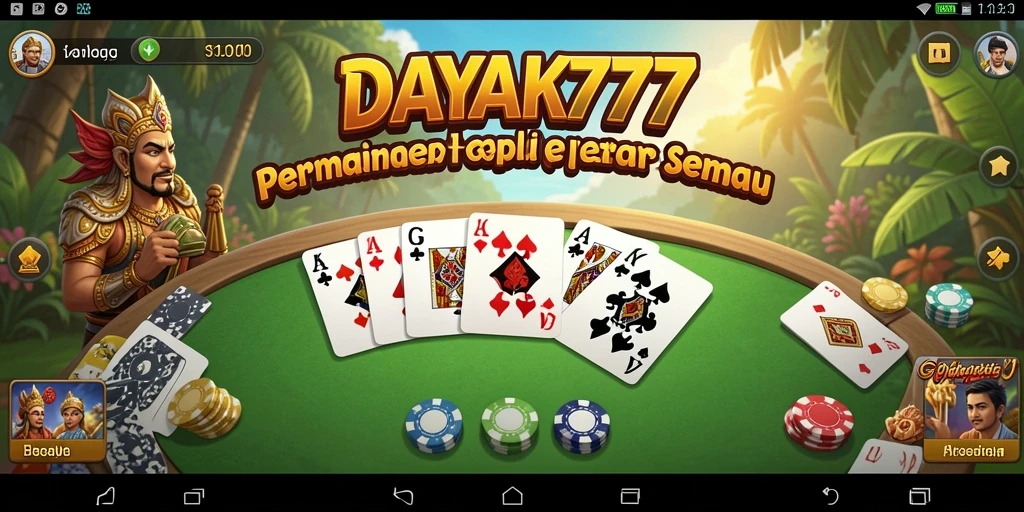 Tampilan gameplay Gaple yang menarik dan interaktif.