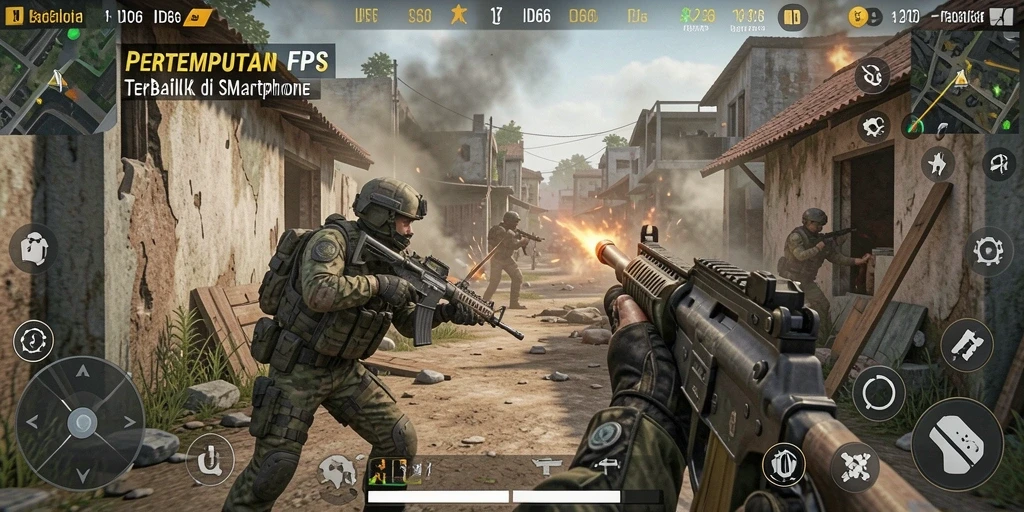 Tampilan gameplay mendebarkan dari ID66, penuh aksi dan strategi.