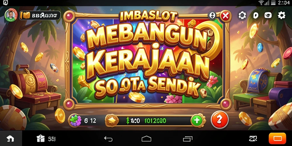 Tampilan menawan dari gameplay IMBASLOT yang mengasyikkan.