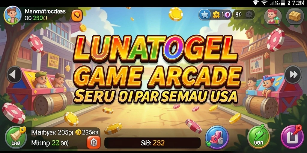Screenshot menunjukkan gameplay LUNATOGEL yang mengasyikkan dan penuh aksi.