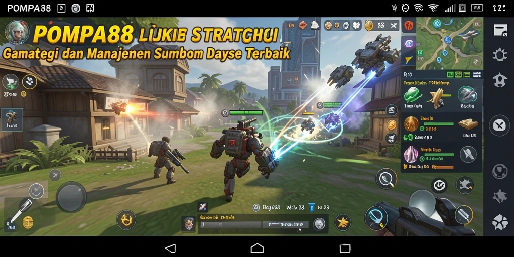 Tampilan gameplay menarik POMPA88 dengan strategi SLG yang mendalam.