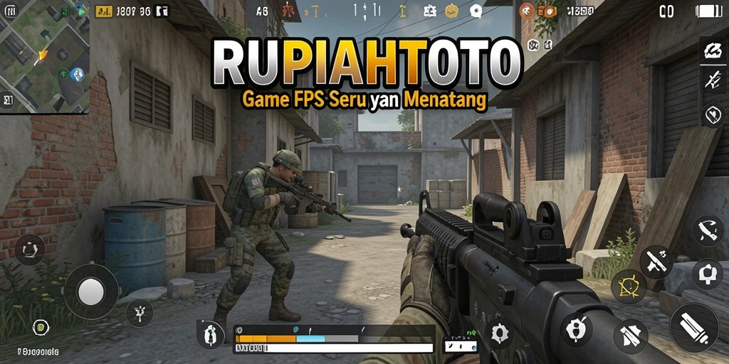 Gameplay menegangkan di RUPIAHTOTO dengan aksi FPS.